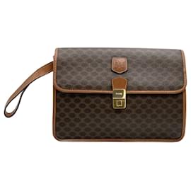Borsa Clutch Celine Macadam Marrone - Céline