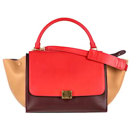 Sac Trapeze Medium Tri-Color de Celine en cuir de veau multicolore - Céline