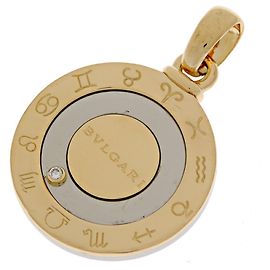 Bulgari Pendente in Diamante in Acciaio Inossidabile Bvlgari