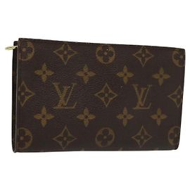 LOUIS VUITTON Pochette Bucket Monogram PM Accessorio LV Auth 136464