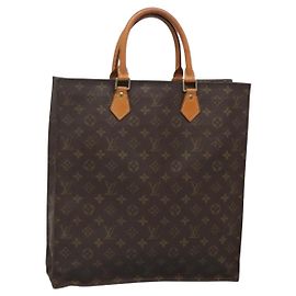 LOUIS VUITTON Borsa Sac Plat Monogram M51140 LV Auth BA4419