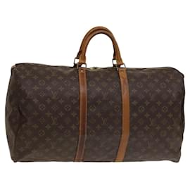 LOUIS VUITTON Borsa Boston Monogram Keepall 55 M41424 LV Auth 136180