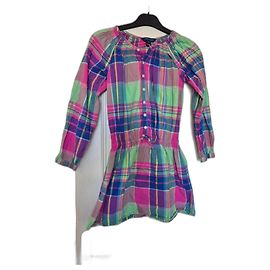 Ralph Lauren Mädchen Skaterkleid in Rosa und Blau mit Karomuster Größe 10 Jahre