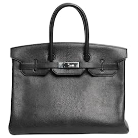 Bolsa Birkin 35 vintage preta 1999 - Hermès
