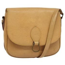 LOUIS VUITTON Epi Saint Cloud GM Shoulder Bag Beige M52196 LV Auth 137110