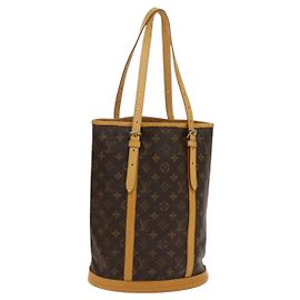 LOUIS VUITTON Borsa a Spalla Monogram Bucket GM M42236 LV Auth 134662