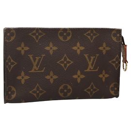 LOUIS VUITTON Monogramma Secchiello PM Pochette Accessorio LV Auth 137064