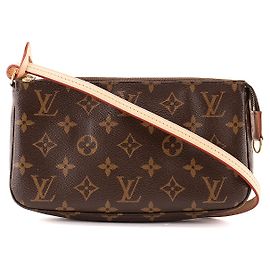 LOUIS VUITTON - Pochette Accessoires Louis Vuitton aus beschichtetem Monogramm-Canvas