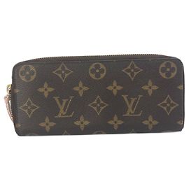 Louis Vuitton Monogram Portemonnaie Clemence Lang