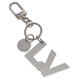 LOUIS VUITTON Porte Cles LV Rope Charm metal Silver M66497 LV Auth 133502 - Louis Vuitton