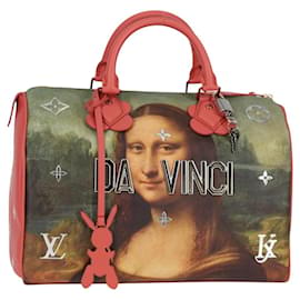 LOUIS VUITTON Collezione Masters DA VINCI Borsa Speedy 30 M43372 Auth ar13671SM