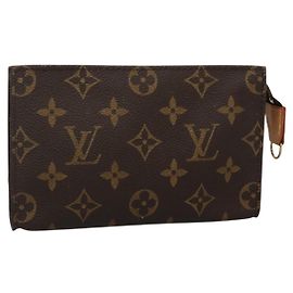 LOUIS VUITTON Monogram Bucket PM Accessory Pouch LV Auth 136373