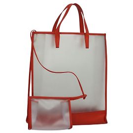 Borsa LOEWE in vinile arancione Auth 134650