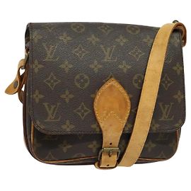 LOUIS VUITTON Monogram Cartesier MM Shoulder Bag M51253 LV Auth BA4488