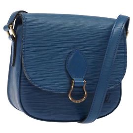 LOUIS VUITTON Borsa a Spalla Epi Saint Cloud PM Blu M52195 LV Auth 136174