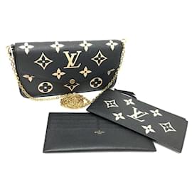 Portafoglio con catena Pochette Felicie in Monogram Empreinte di Louis Vuitton