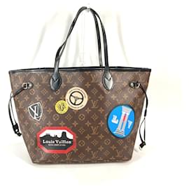 Borsa tote Neverfull MM My Monogram World Tour di Louis Vuitton