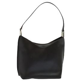 Borsa a Spalla in Pelle Marrone Gucci Argento Autentica sw1226
