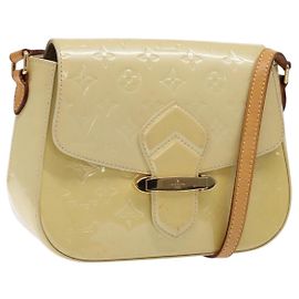 LOUIS VUITTON Borsa a Spalla Vernis Bell Flower GM Broncorail M91706 Auth 129676