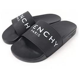 Sandali in gomma con design del logo Givenchy
