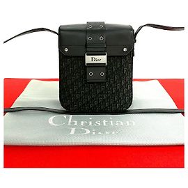 Borsa a tracolla Christian Dior Street Chic Trotter in tela e pelle