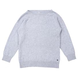 100% Kaschmir Pullover mit H-Logo-Anhänger von Hermès