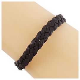Autre Marque Bracciale in pelle argento 925 HOMME+ 4℃