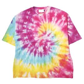 Autre Marque CAL O LINE × Ray BEAMS YUKI D.Y.E TIE DYE CREW S/S KNIT TEE Cotton Knit Tee Limited