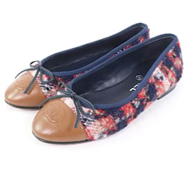 Ballerine in Tweed e Pelle COCO Mark di Chanel
