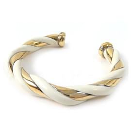 Hermes Twist SV925 Leather Bangle - Hermès