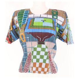 Issey Miyake PLEATS PLEASE PLEATS PLEASE Polyester T-Shirt