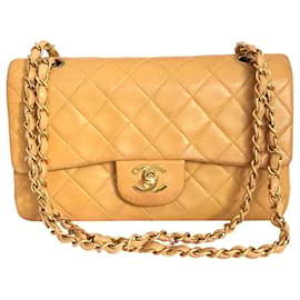 CHANEL Borsa Classica Doppia Media - Giallo Canarino Vivace