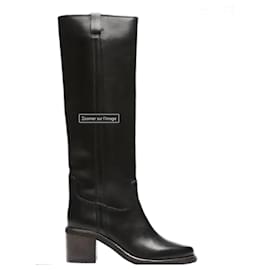 Botas Seenia Isabel Marant de piel negra