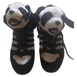 Sneakers Jeremy Scott Pour Adidas Panda Nere Bianche