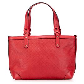 Borsa in pelle Diamante rossa piccola di Gucci