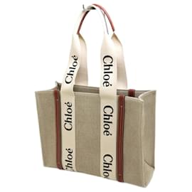 Borsa Tote in Lino Woody di Chloé