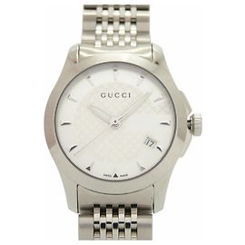Orologio al quarzo in acciaio inossidabile Gucci G-Timeless 126.5