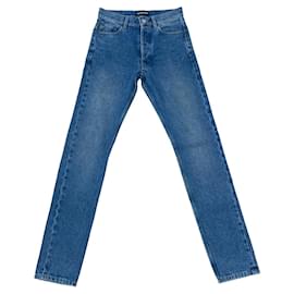 Pantalones de denim de algodón Balenciaga