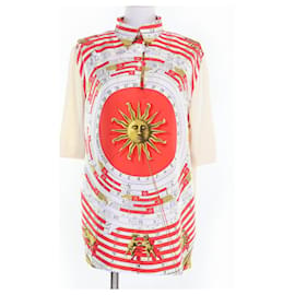Polo de lã e seda tricotado Hermes Astrology Twill - Hermès
