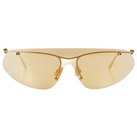 Bottega Veneta Metal Sunglasses Gold