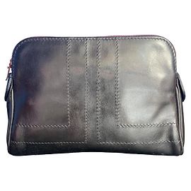 LANVIN, Vintage Leder-Clutch