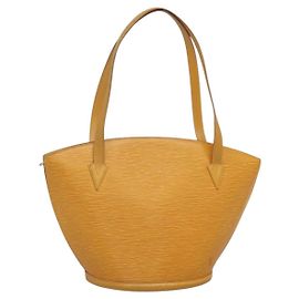 LOUIS VUITTON Borsa a Spalla Saint Jacques Epi Gialla M52269 Auth 139326