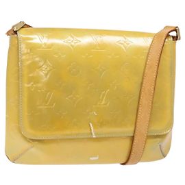 LOUIS VUITTON Borsa Thompson Street Monogram Vernis Grigia M91008 LV Auth 139390