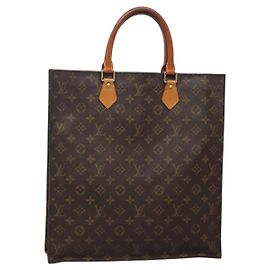 LOUIS VUITTON Borsa Sac Plat Monogram M51140 LV Auth 138698