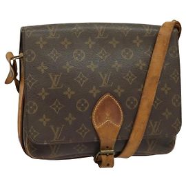 LOUIS VUITTON Borsa a Spalla Monogram Cartouchiere GM M51252 LV Auth 137723