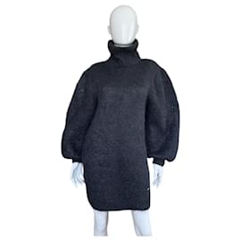 Maglione in lana nero Salvatore Ferragamo