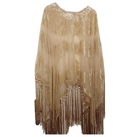 Capa poncho larga con flecos Denim@Supply Ralph Lauren