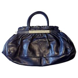 Autre Marque Borsa in pelle nera Renato Angi Venezia