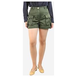 Balmain Pantaloni cargo verdi - taglia UK 10