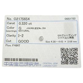 Autre Marque Diamante sfuso 0,320 ct G-I2-BUONO-FAGILE